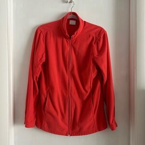 Nike golf - long sleeve zip up fleece jacket - size L